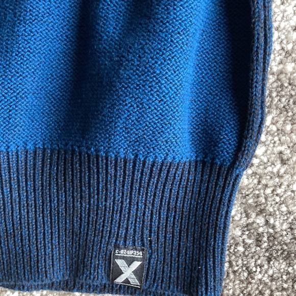 Burnside Blue Medium 100% Cotton Sweater - Picture 3 of 4